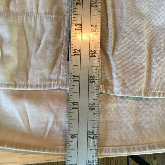 Howler Bros Gaucho Snapshirt Medium Frigates Pearl Snap Buttons Beige Khaki - Picture 4 of 5